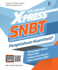 Erlangga X-Press SNBT: Pengetahuan Kuantitatif
