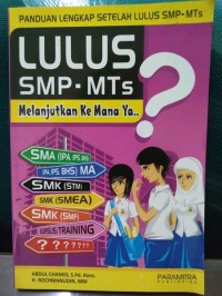 Lulus SMA MA SMK, Mau Kemana Ya..?