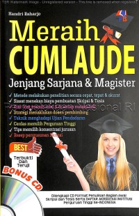 Meraih Cumlaude Jenjang Sarjana & Magister