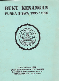 Buku Kenangan Purna Siswa 1995/1996