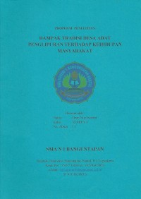 Dampak Tradisi Desa Adat Penglipuran Terhadap Kehidupan Masyarakat