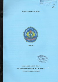 Artikel Bahasa Idonesia XII MIPA 2 SMA N 1 Banguntapan 2021/2022