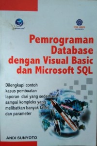 Pemrograman Database dengan Viusal Basic dan Microsoft SQL