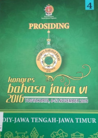 Prosiding Kongres Bahasa Jawa VI 2016
